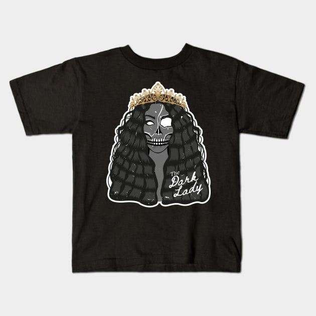 The Dark Lady Kids T-Shirt by Riczdodo